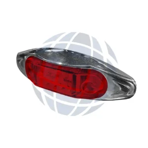 Faro Lateral Ojo de Gato 8 LED Multivoltaje Rojo (1001) Colombiano - Imagen 2