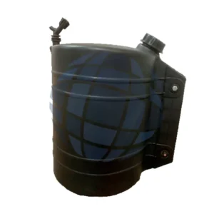 Tanque de Agua 26 Lt. Base Recta- Bepo (Negro) - Imagen 1