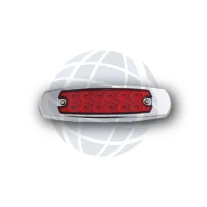 Faro Lateral Ovalado 12 LED Rojo (1023) Colombiano COLELE0018 - Imagen 1